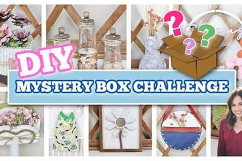 **MUST SEE** MYSTERY BOX CHALLENEGE | *NEW* SPRING DECOR DIY'S ON A BUDGET