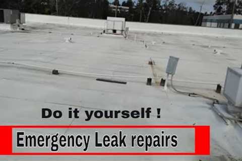 Roofing Repair : How to repair, seal , stop water leaks in minutes using this step by step video.