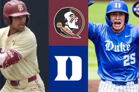 #10 Florida State vs #6 Duke (Wheels Got a Shoutout!) | G3 | 2024 College Baseball Highlights