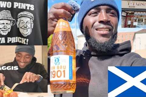 First time Exploring GLASGOW 🏴󠁧󠁢󠁳󠁣󠁴󠁿 - Food and City REVIEW