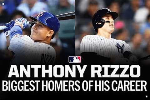 300 homers for Anthony Rizzo! Relive the biggest home runs of his awesome Yankees and Cubs career!