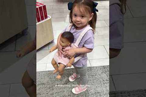 Visiting The American Girl Doll Store with My Toddler