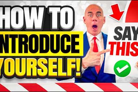HOW TO INTRODUCE YOURSELF IN INTERVIEW! (Tell Me About Yourself &amp; Introduce Yourself) BEST..