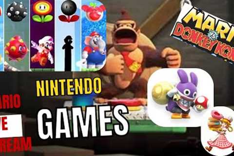 Mario Party (All Minigames) &amp; Mario vs. Donkey Kong: Part 2- Nintendo Switch Games🎮🍄