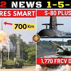 Indian Defence Updates : DRDO Tests SMART Missile,1770 FRCV Deal,S-80 Plus Snag,Robotic Mules Army