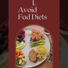 Why Fad Diets Don't Work: The Truth About Sustainable Weight Loss.Healthy Eating for Lasting Results