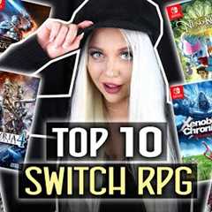 TOP 10 RPG Games on Nintendo Switch!! (feat. Erick Landon RPG)
