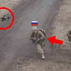 FPV Drone Hits Two Russian Drone Operator near Novobakhmutovka, Donetsk region!