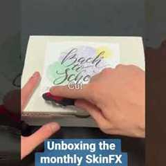 Unboxing the SkinFX monthly subscription box #shorts #beauty