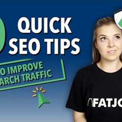 10 SEO Tips To Improve Search Traffic for 2023