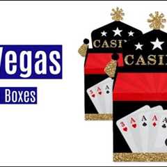 Las Vegas Treat Box Casino Party Favors Goodie Gable Boxes | Big Dot of Happiness