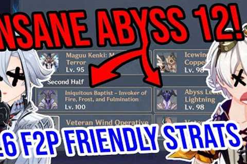 4.6 Abyss 12 is INSANE! Best 4★ Teams, Tips, &amp; Speedrun! Genshin Impact