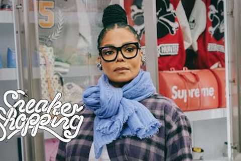 Janet Jackson Goes Sneaker Shopping With Complex