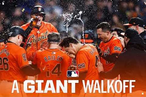 Patrick Bailey LEFT NO DOUBT! See the FULL half-inning for the Giants WALK-OFF!