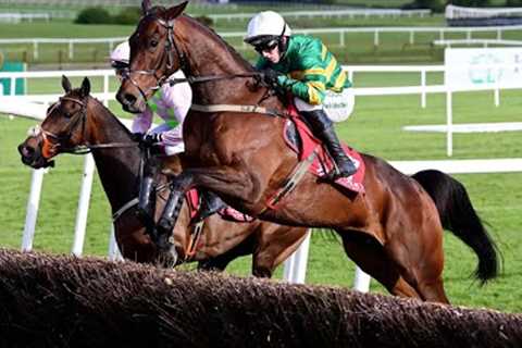 SPILLANE'S TOWER shows his class in the Champion Novice Chase at Punchestown