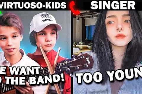 VIRTUOSO-KIDS at AN INTERVIEW for A MUSIC BAND #2