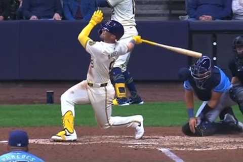 Brewers Lose after Batter Hits Catcher On Follow Through To Erase Run