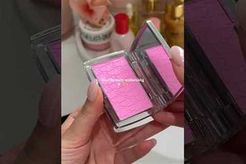 dior beauty unboxing🪞✨ #dior #diorbeauty #aesthetic #makeup #beauty #asmr #unboxing