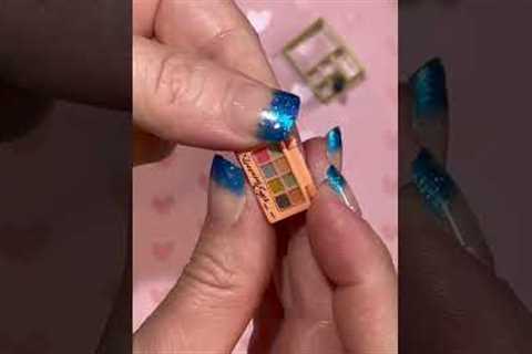 Unboxing TINY REAL Drugstore Makeup Items!- Re-Ment Realistic Minis ASMR! #shorts