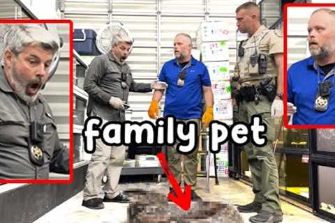 Florida FWC Cops “Accidentally” Use Nail Gun On Pregnant Mother Pet Snake!