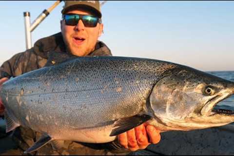 Hunting Spring Kings in a Small Boat (Catch and Cook Adventure)