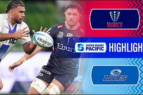 HIGHLIGHTS | REBELS v BLUES | Super Rugby Pacific 2024 | Round 11