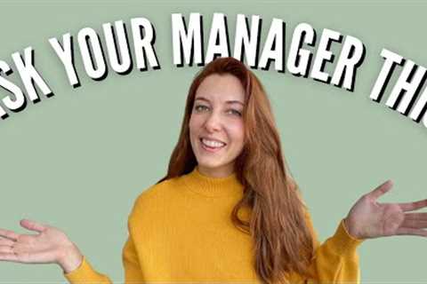 15 Questions To Ask Your Manager During Your 1:1 | Tips From An HR Professional
