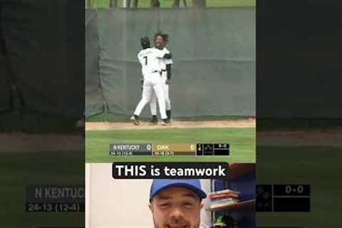 The ultimate teamwork play, a breakdown #baseball #homerun #sports #highlight