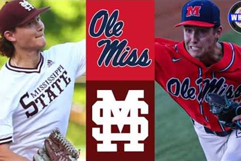 Ole Miss vs #16 Mississippi State Highlights | 2024 College Baseball Highlights