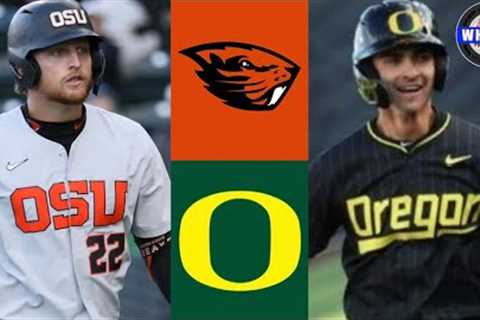 #6 Oregon State vs Oregon Highlights | 2024 College Baseball Highlights