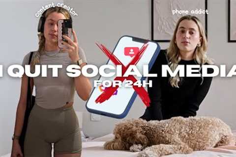 I QUIT SOCIAL MEDIA. here's what happened.