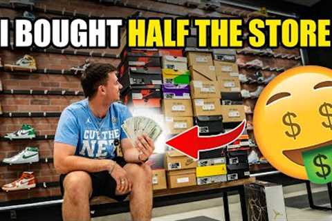 I BOUGHT HALF OF A SNEAKER STORE!!!
