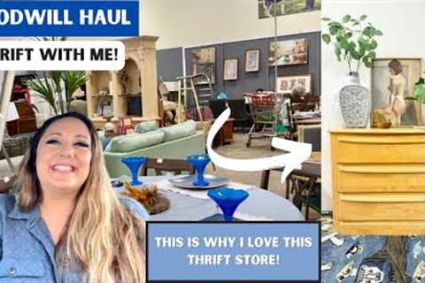 My Favorite Thrift Store! THRIFT WITH ME! Goodwill | Vintage Haul + Home Styling Thrifted Finds