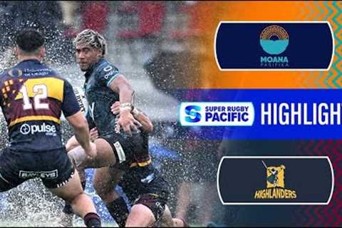 HIGHLIGHTS | MOANA PASIFIKA v HIGHLANDERS | Super Rugby Pacific 2024 | Round 11
