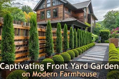 Modern Rustic Farmhouse Landscaping - Captivating Front Yard Garden Designs