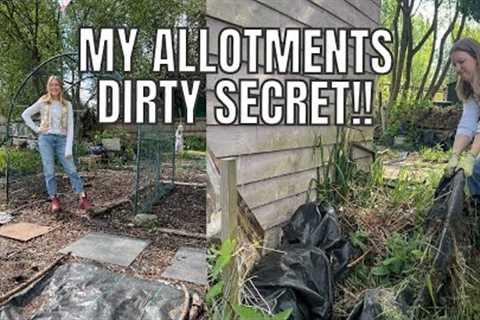 MY ALLOTMENT'S DIRTY SECRET! / ALLOTMENT GARDENING FOR BEGINNERS