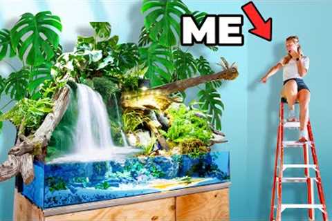 I Built a Giant Paradise for my Axolotl