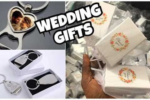 WEDDING GIFTS/ SOUVENIRS IDEAS | ORDERED MY WEDDING SOUVENIRS ONLINE |