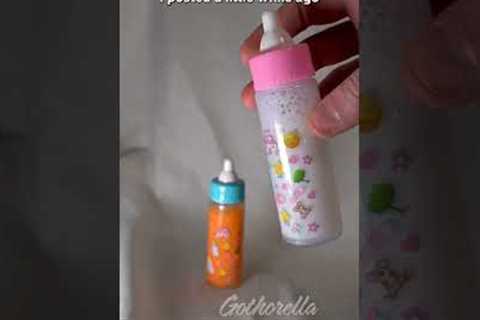 How the baby bottle toys work 🍼 to make the liquid ✨magically✨ disappear #howitworks #toy