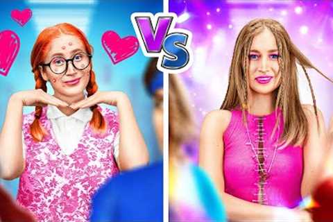 My Cruch Is Dating Two Girls At Once! Popular Village vs Unpopular City Girl
