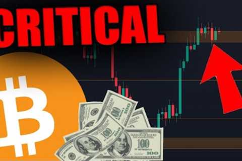 BITCOIN IS AT A CRITICAL LEVEL! THIS IS THE NEXT MAJOR MOVE!