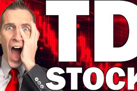TD Stock Crashing | Canadian Bank Stocks For Dividends