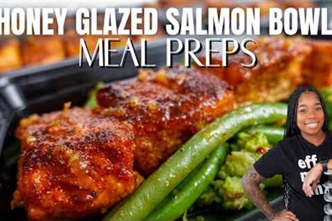 MEAL PREPS FOR WEIGHT LOSS| Meal Prep Ideas | Salmon Bowl Recipe