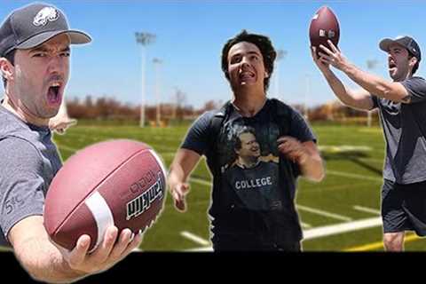 Worlds Fastest Football Player-Twin Prank!