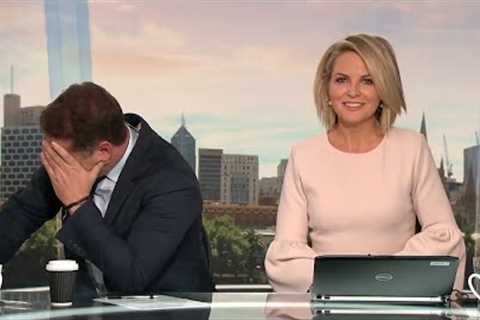 Host in stitches after extremely awkward comment | TODAY Show Australia