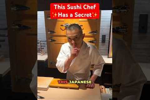 This Sushi Chef has a Secret