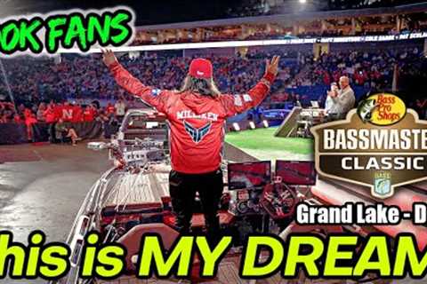THIS is My Life-Long Dream! Bassmaster Classic 2024 Grand Lake Day 1