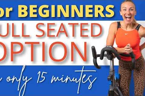 15 minute HIIT Indoor Cycling for BEGINNERS