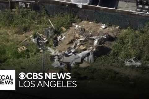 Investigation underway after two bodies found inside human-dug cave in Northridge
