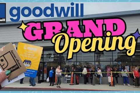 Our First Goodwill Grand Opening! Thrifting Orange County Goodwill